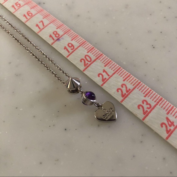 Gucci Heart Amethyst Necklace - Picture 4 of 6